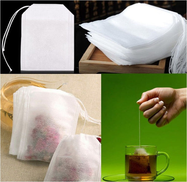 Empty Tea Bags With String Heal Seal Filter Paper