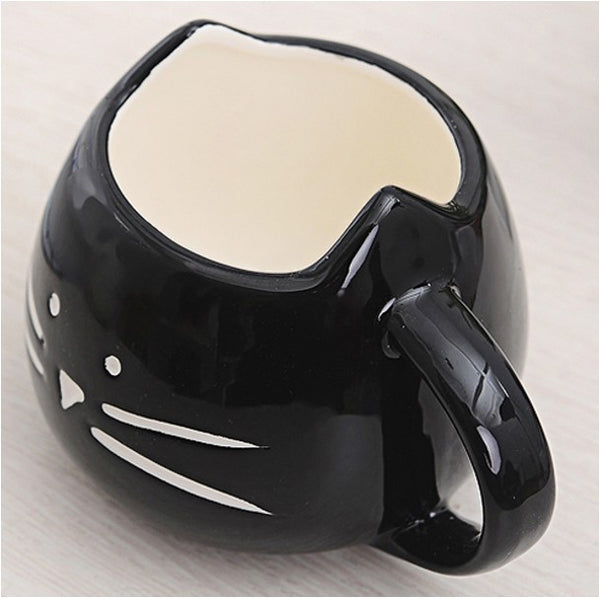 Coffee Cup White Cat Animal Milk Cup