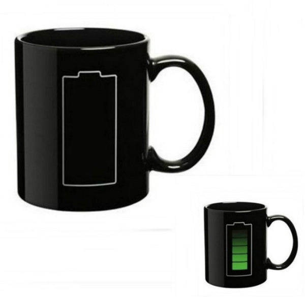 Magic Mug Color Changing Cups Porcelain Battery Coffee